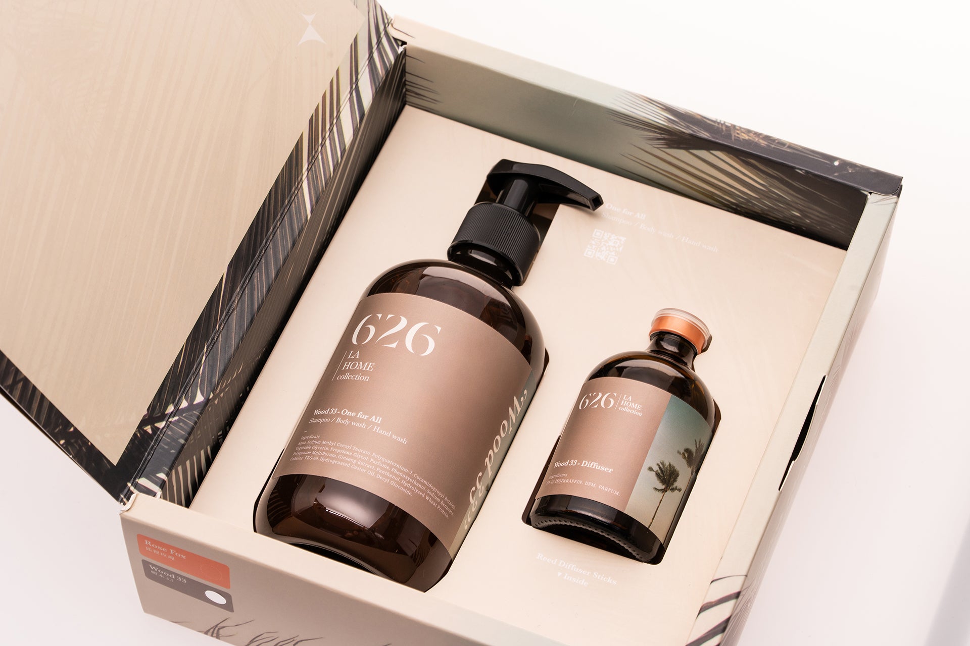 Wood 33-檀木33 擴香沐浴組
